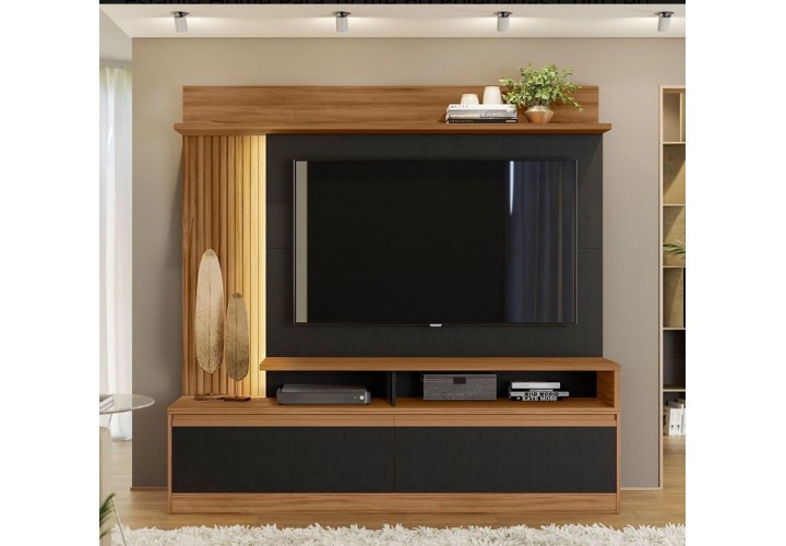 Montagem Estante-Home. Largura 180cm aproximado