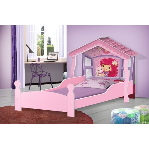 Mini Cama Casa Moranguinho Sem Colchão