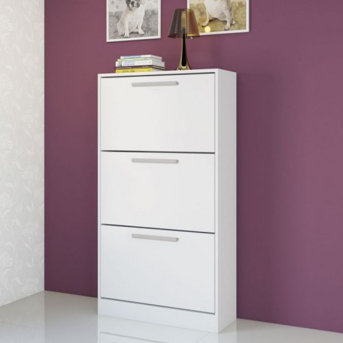 Sapateira Havana Plus 3 Portas Branco